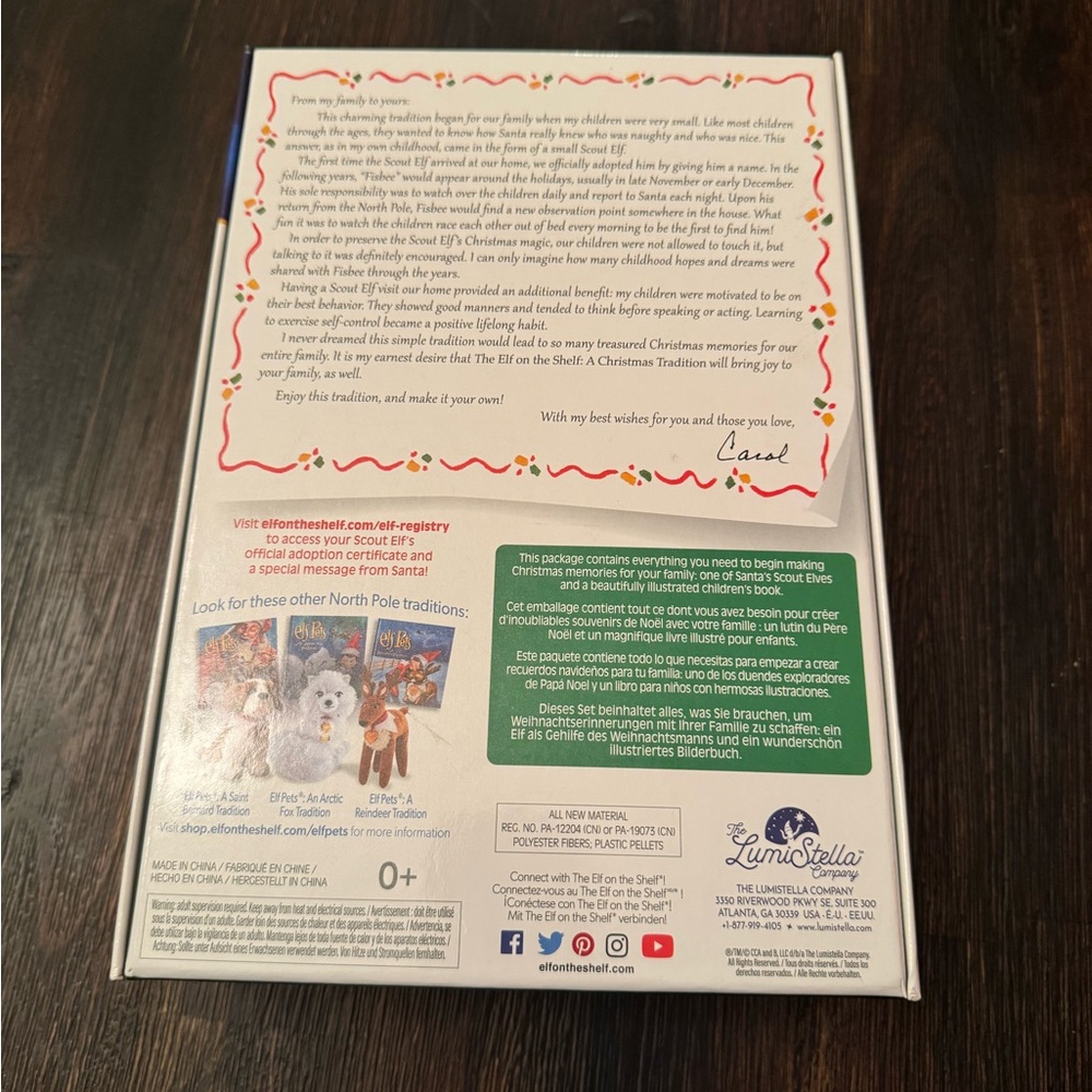 The Elf on the Shelf: A Christmas Tradition Book Set (Boy) - Picture 7 of 8
